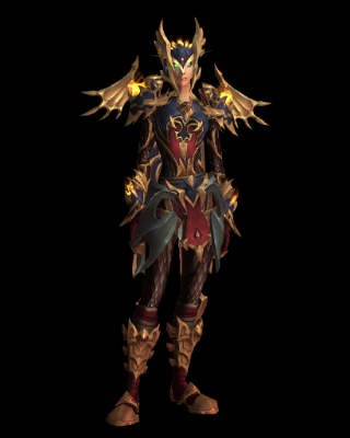 Aberrus, the Shadowed Crucible Raid Finder Evoker Set