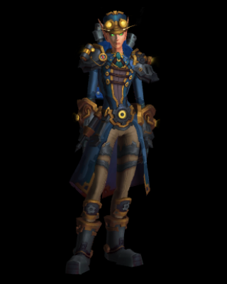 Cobalt Clockwork Uniform