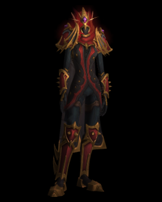 Crimson - Venthyr Covenant Renown Leather Armor Set