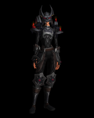 Ebony - Venthyr Covenant Campaign Mail Armor Set