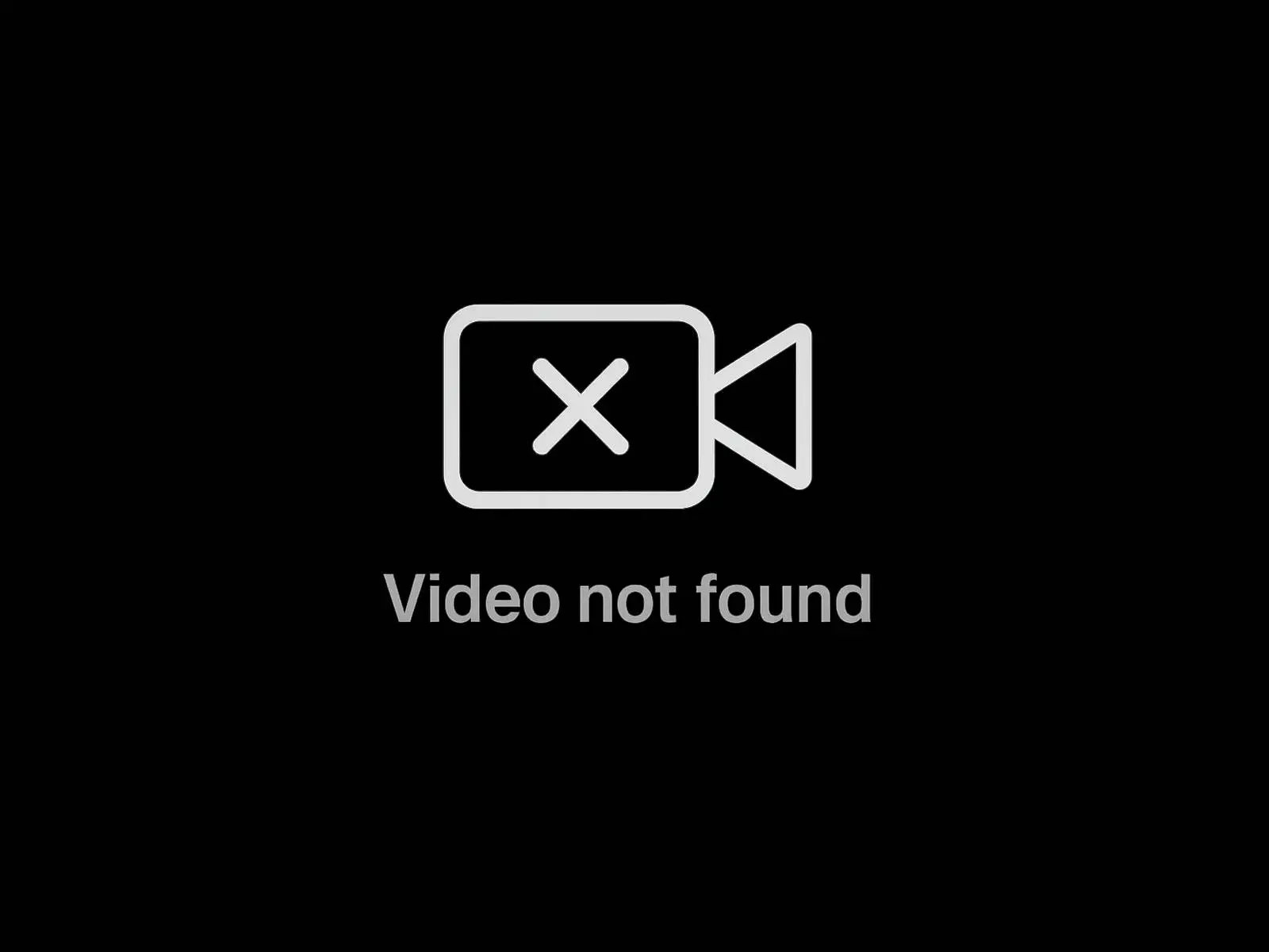 video not found