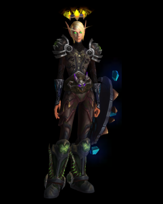 Fel Green Eredar Paladin / Plate
